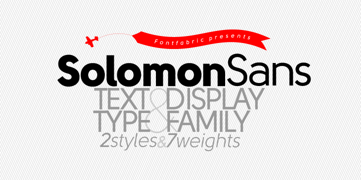 Шрифт Solomon Sans
