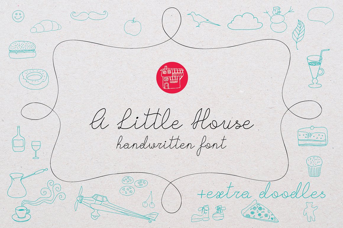 Шрифт A Little House