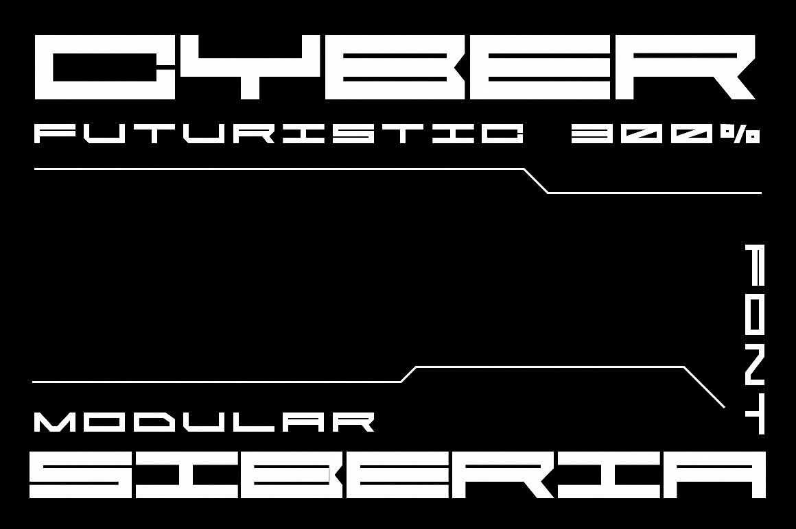 Шрифт Cyber Siberia