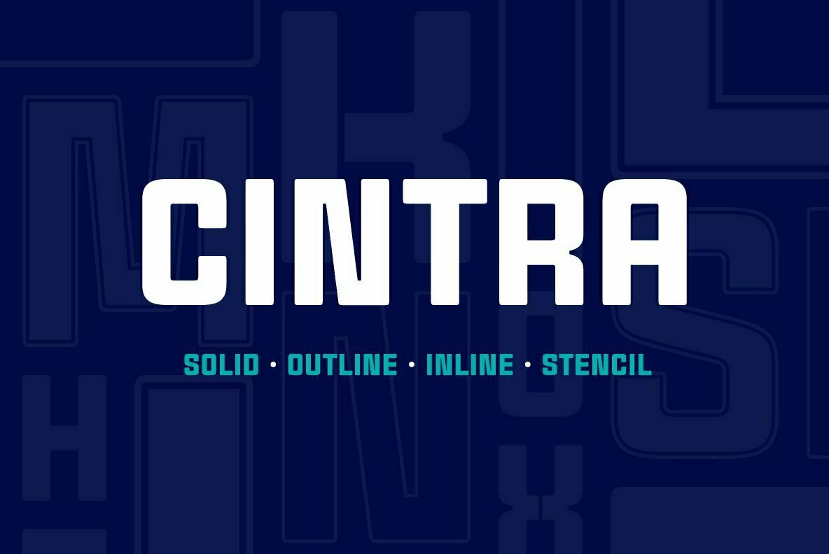 Шрифт Cintra Inline