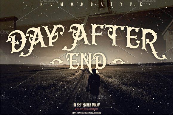 Шрифт Day After End