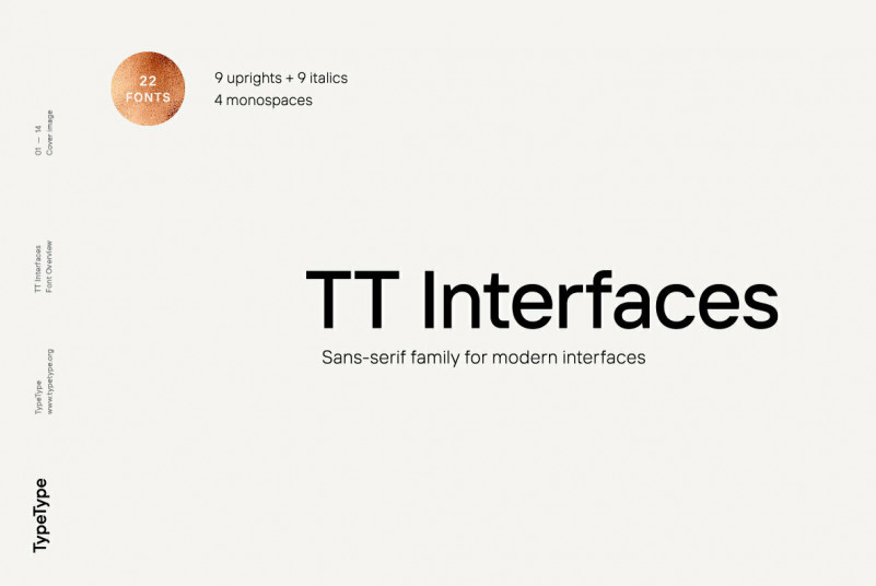 Шрифт TT Interfaces