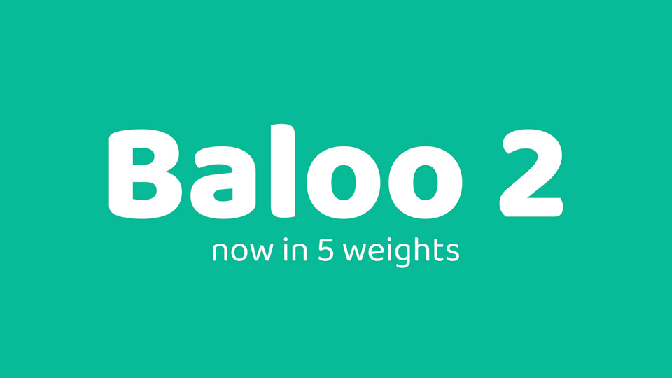 Шрифт Baloo 2
