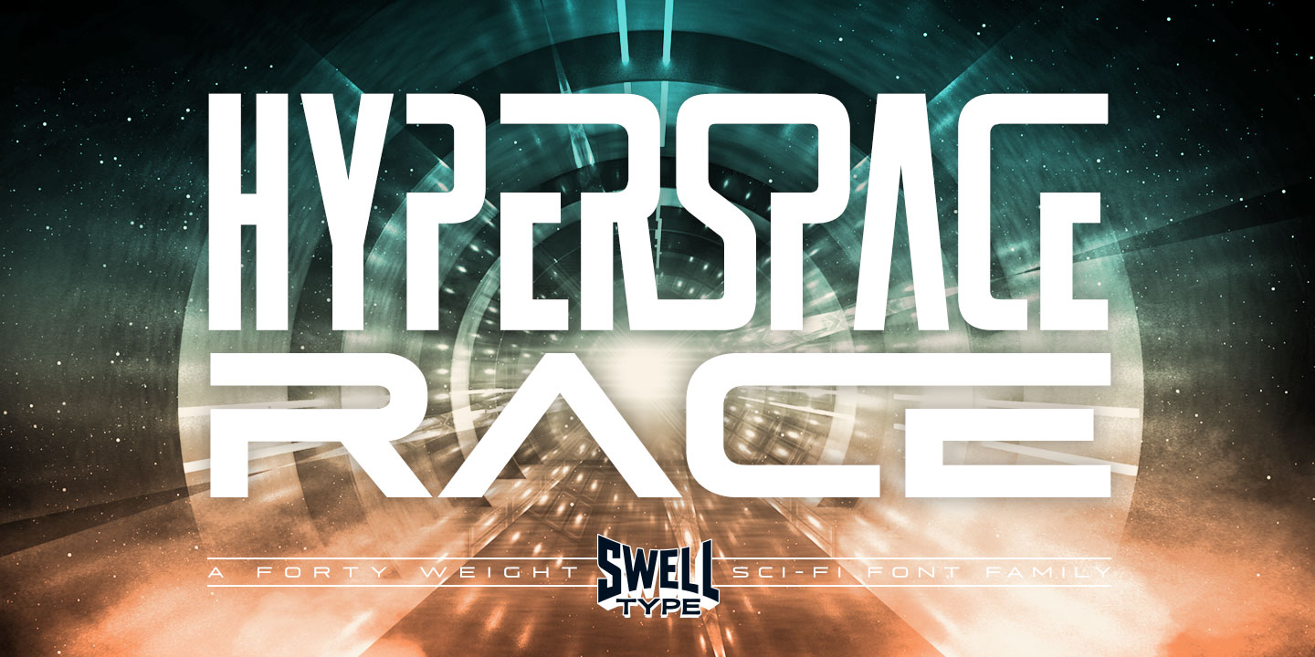 Шрифт Hyperspace Race