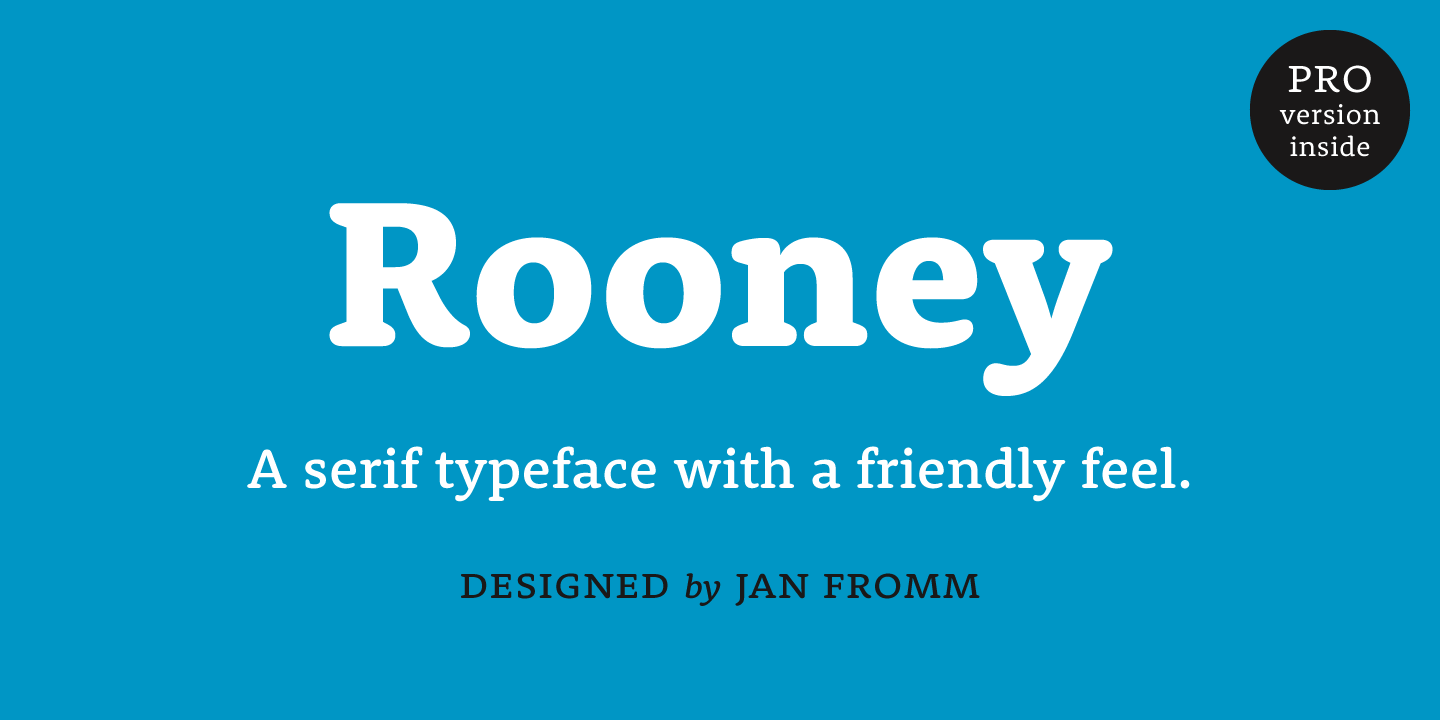 Шрифт Rooney Pro
