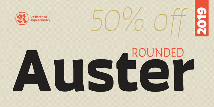 Шрифт Auster Rounded