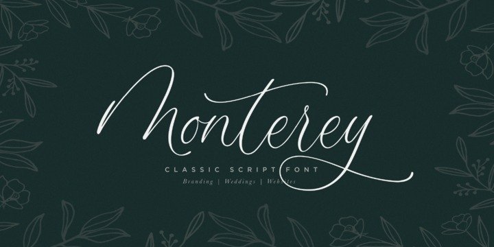 Шрифт Monterey Script