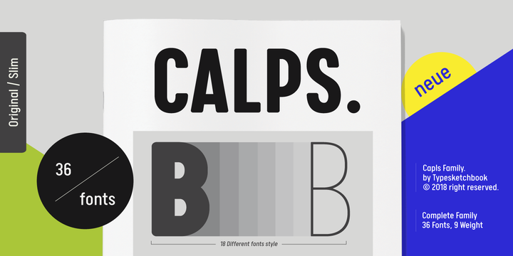 Шрифт CALPS