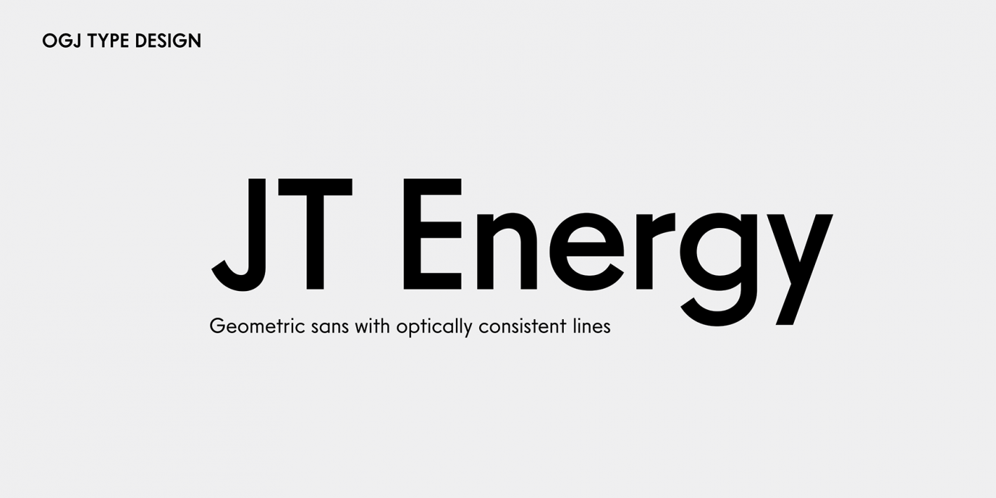 Шрифт JT Energy