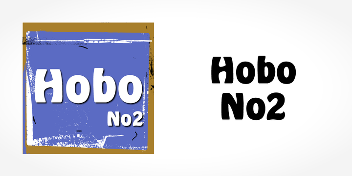 Шрифт Hobo No2