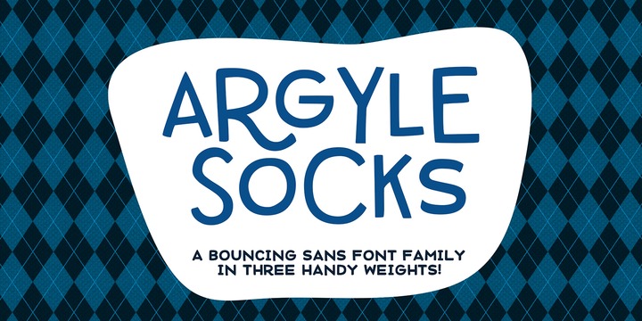 Шрифт Argyle Socks