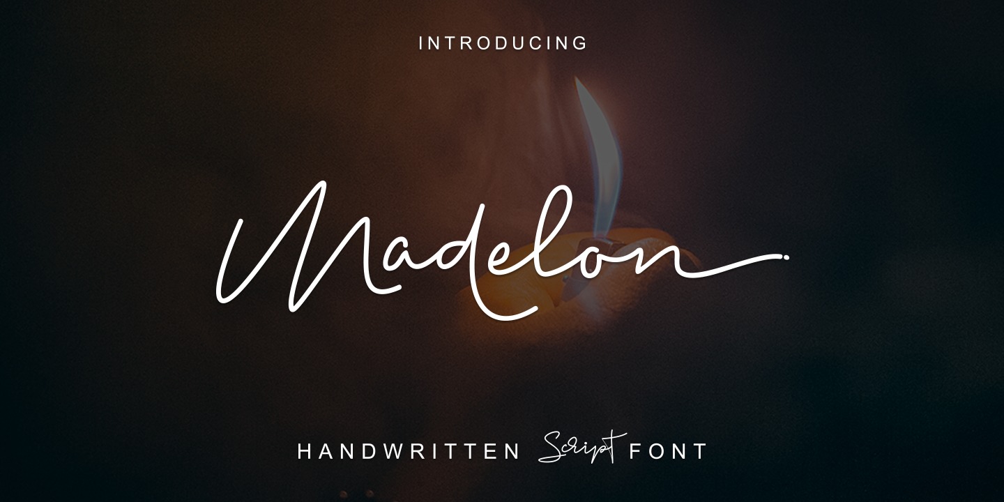 Шрифт Madelon Script