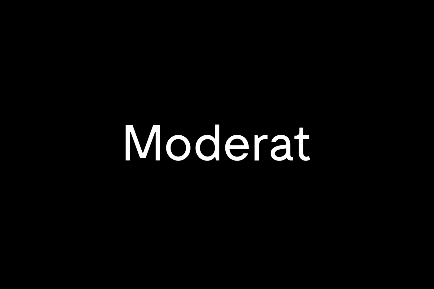 Шрифт Moderat