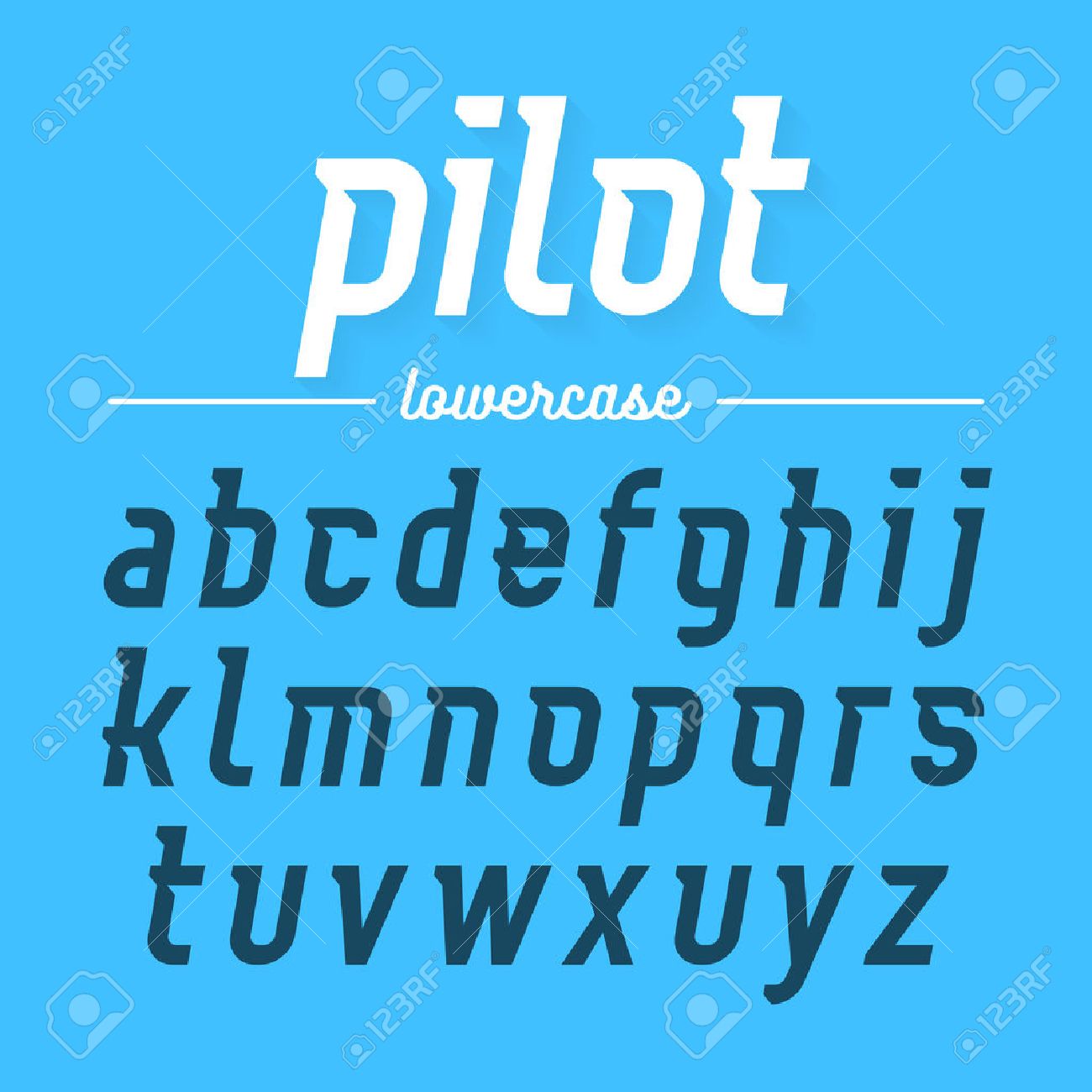 Шрифт Pilot