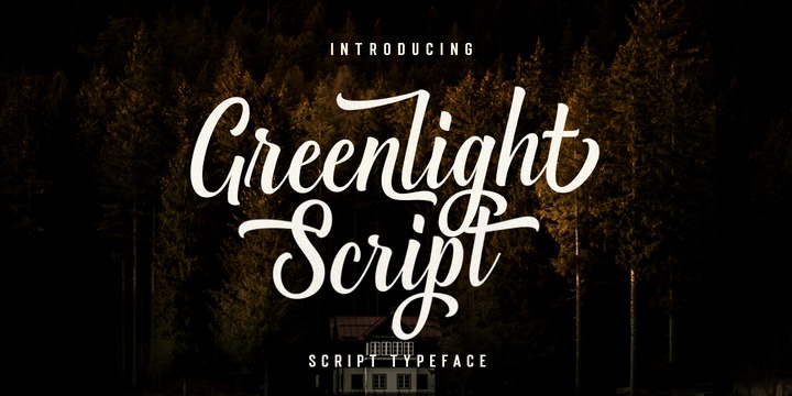 Шрифт Greenlight Script