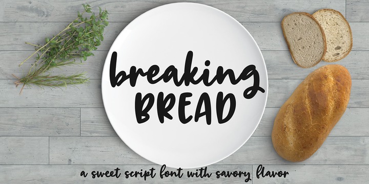 Шрифт Breaking Bread
