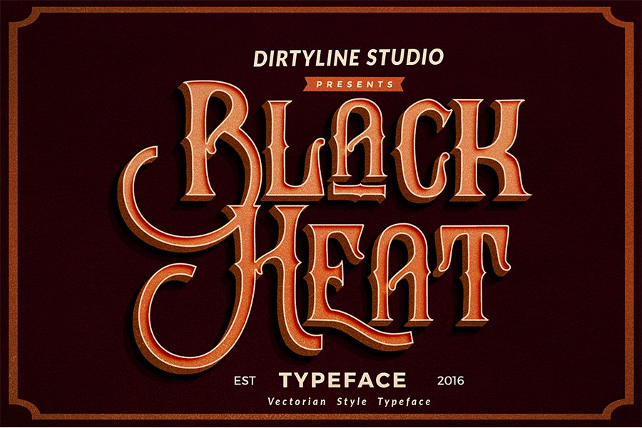 Шрифт Black Heat