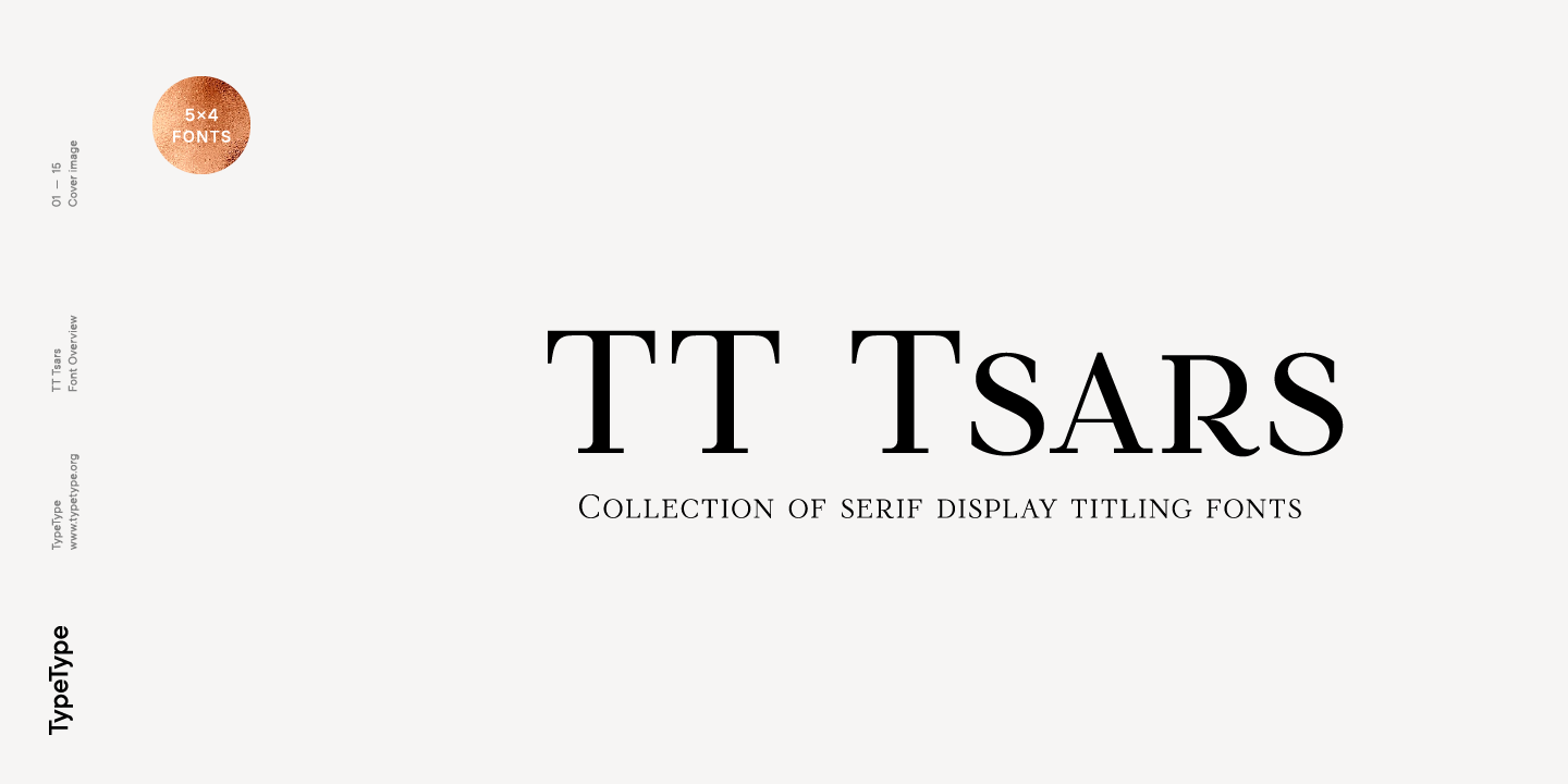 Шрифт TT Tsars