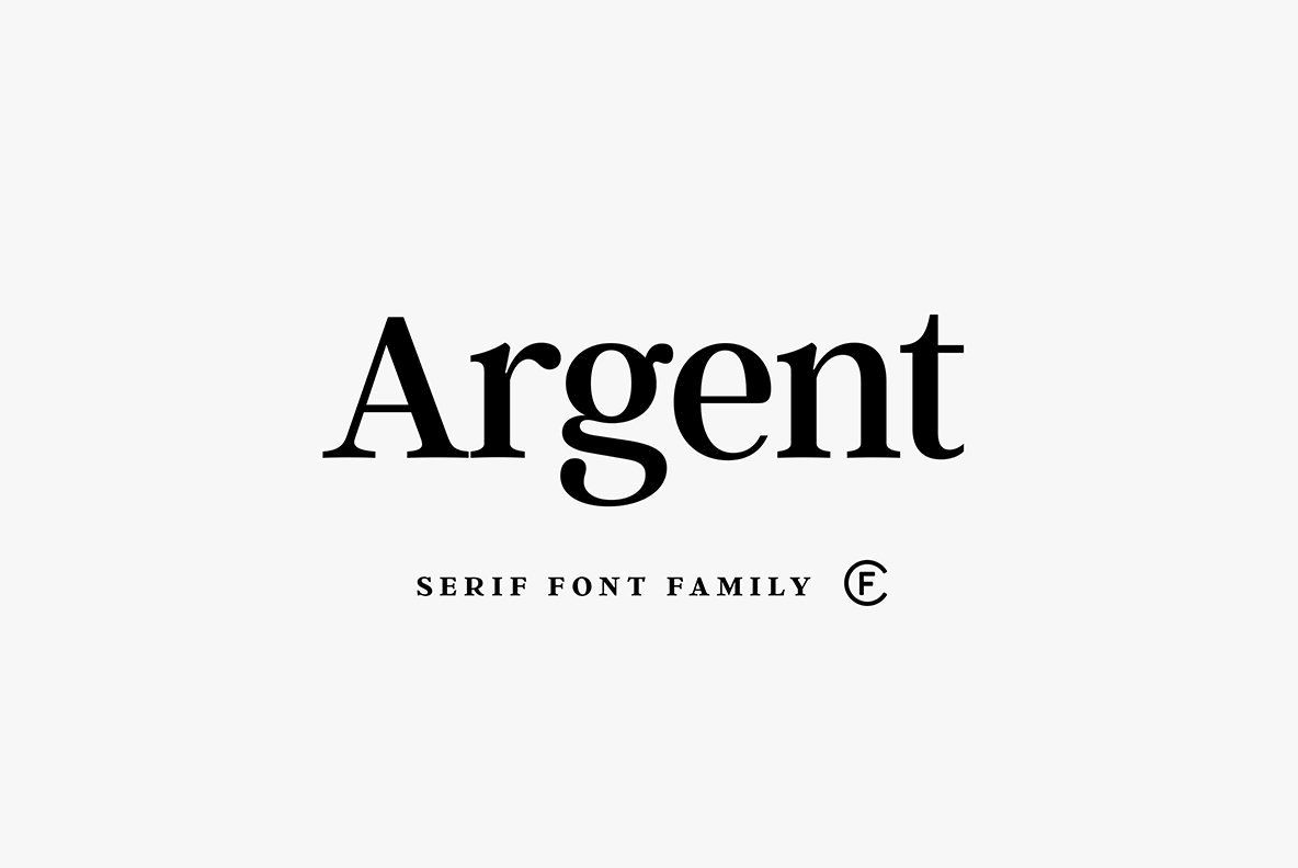 Шрифт Argent CF