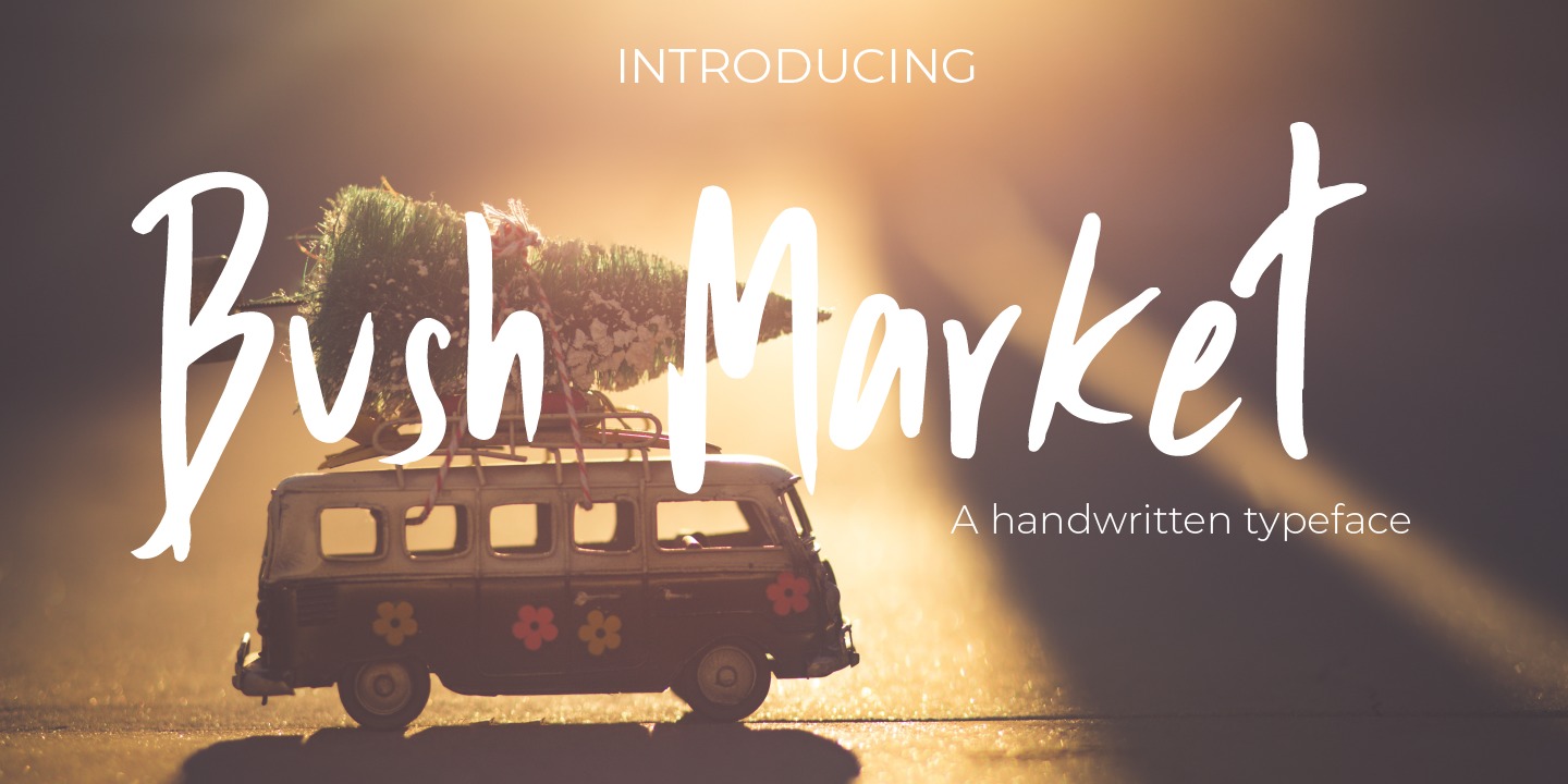 Шрифт Bush Market