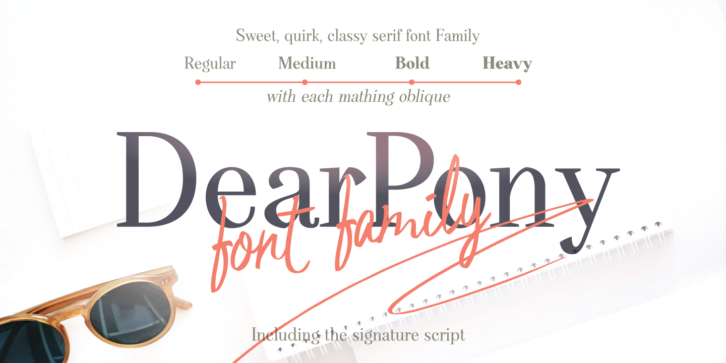 Шрифт Dear Pony