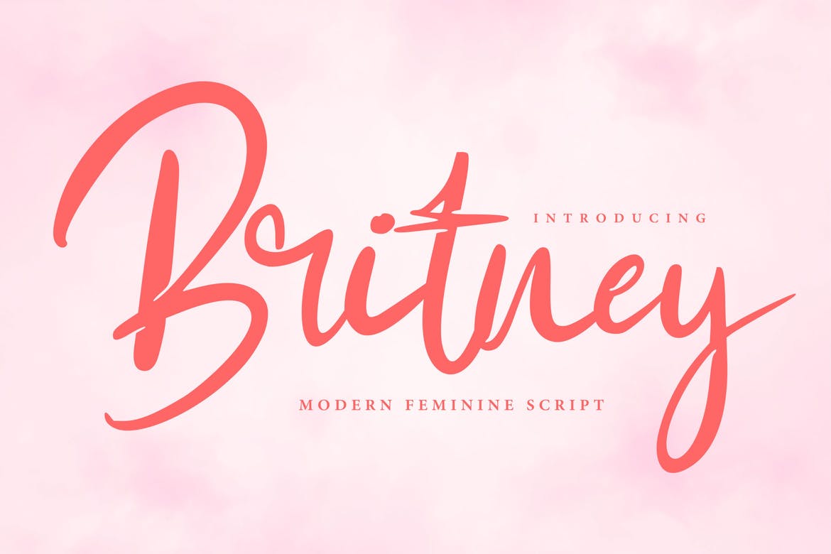 Шрифт Britney 