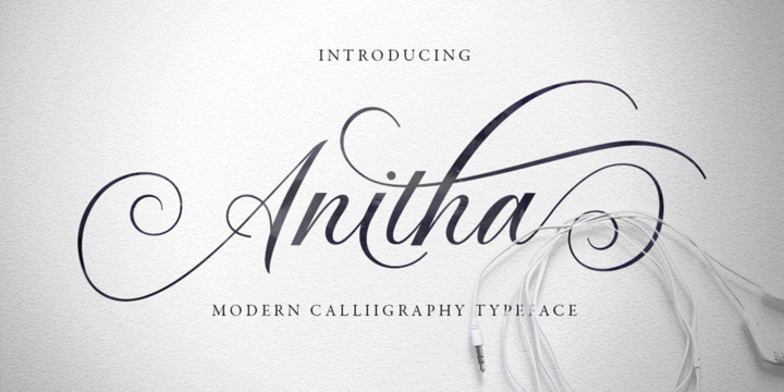 Шрифт Anitha