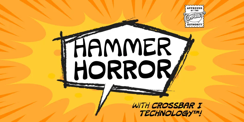 Шрифт CC Hammer Horror