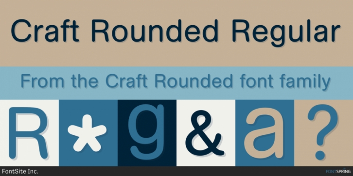 Шрифт Craft Rounded