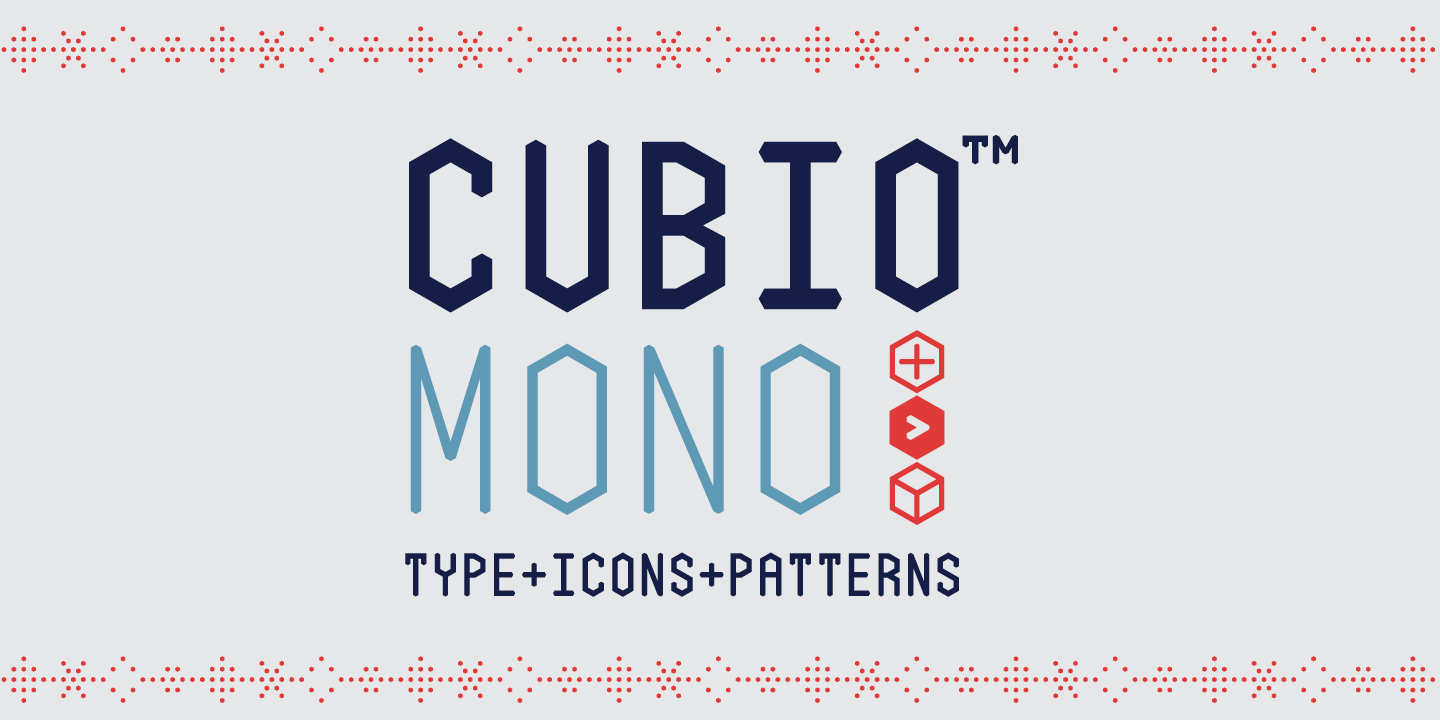 Шрифт Cubio Mono