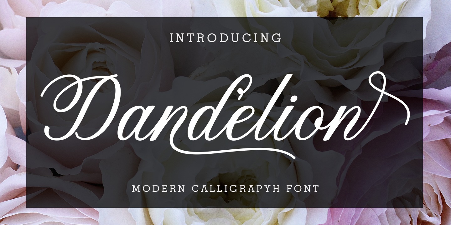 Шрифт Dandelion Script