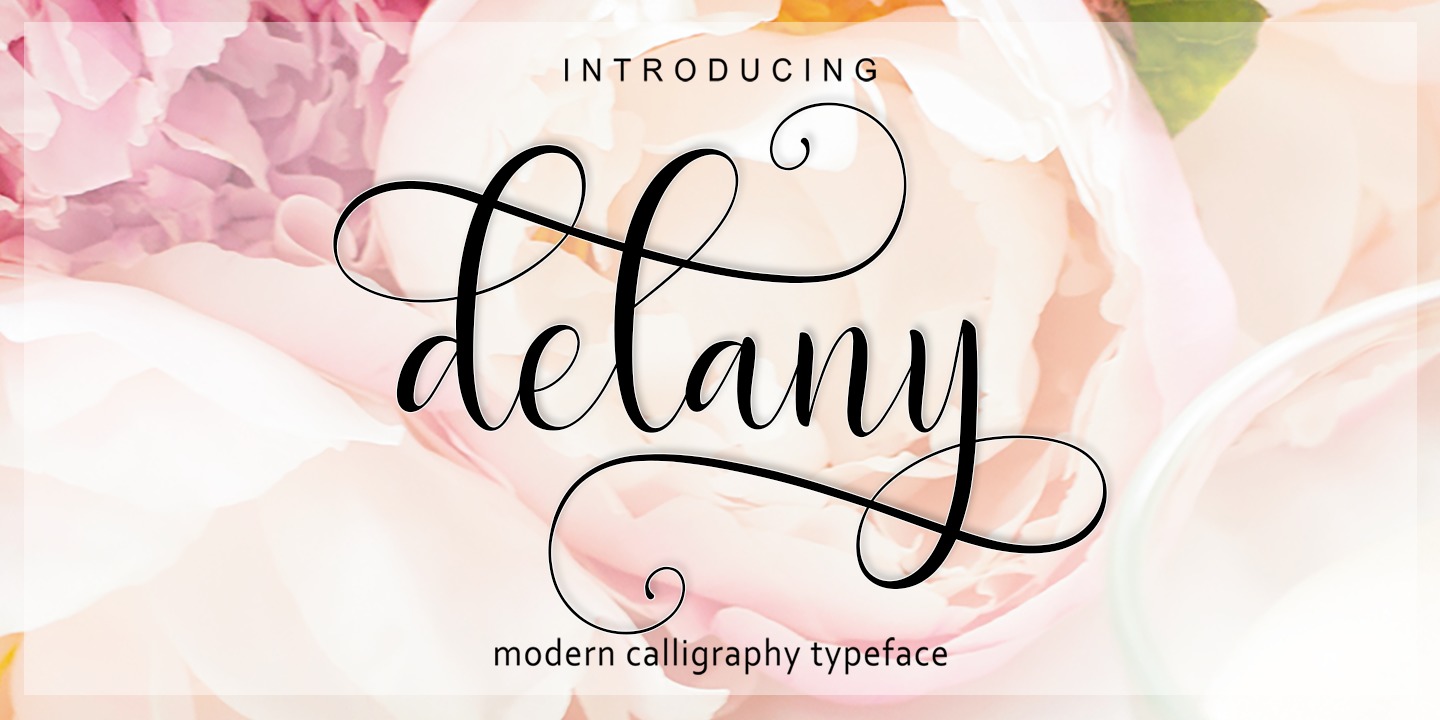 Шрифт Delany Script
