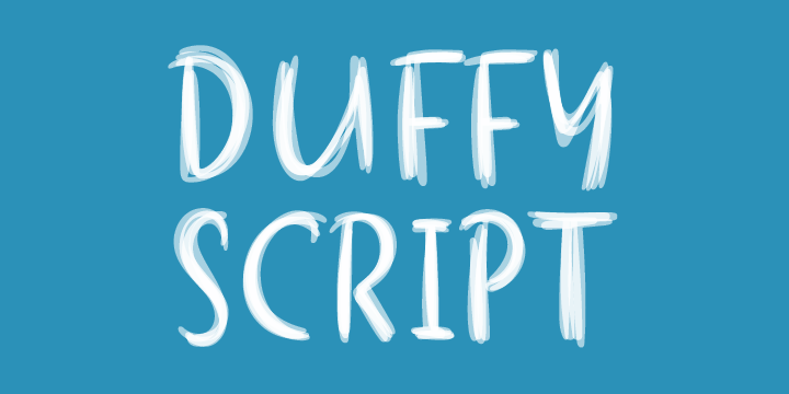 Шрифт Duffy