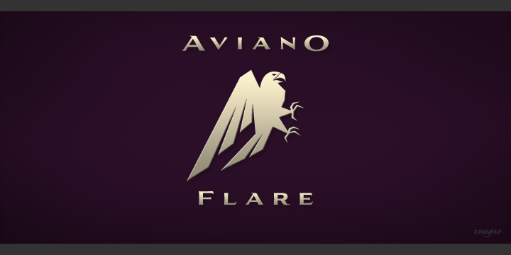 Шрифт Aviano Flare