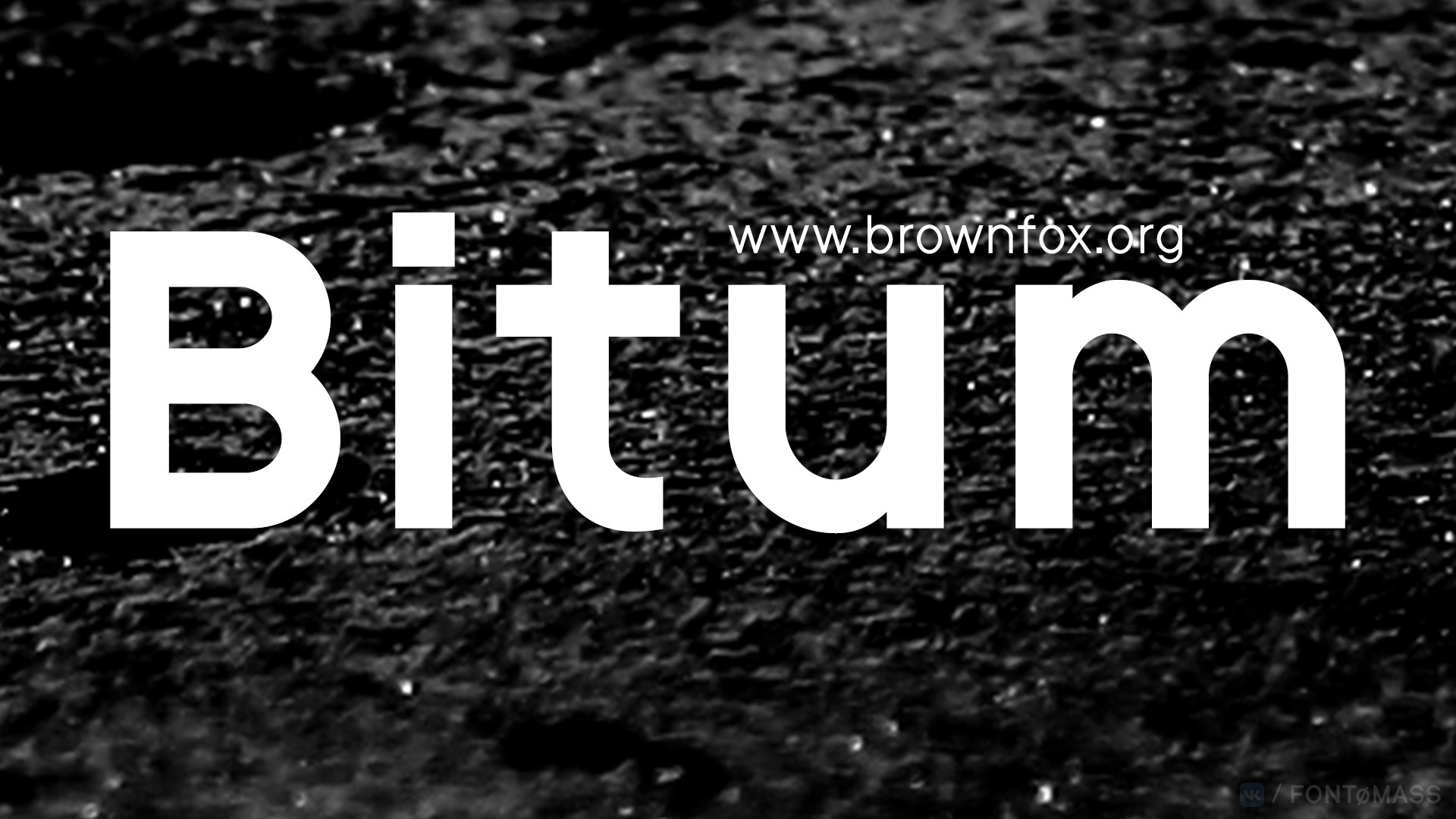 Шрифт Bitum