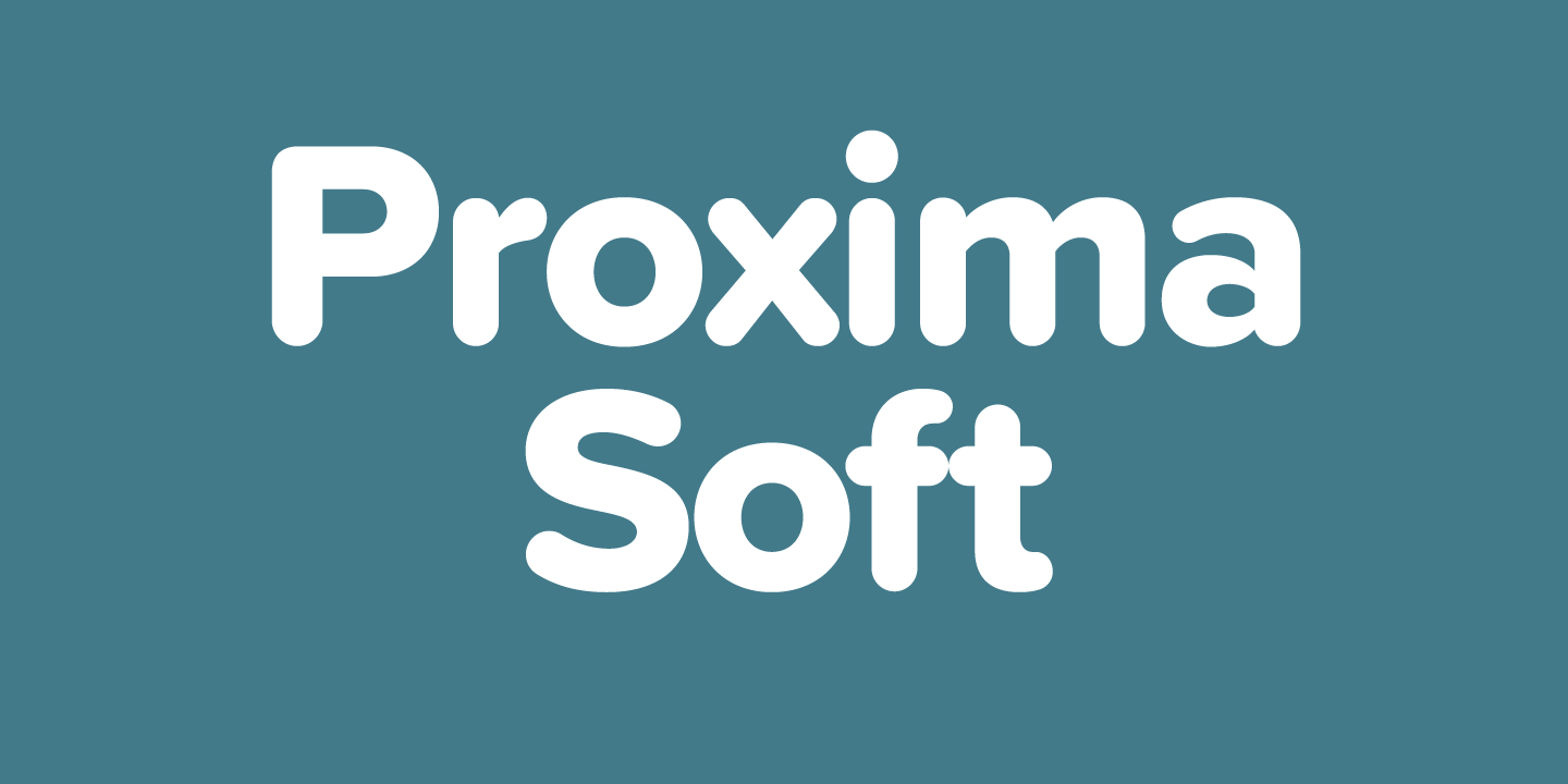 Шрифт Proxima Soft
