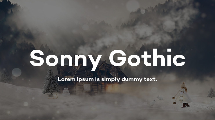 Шрифт Sonny Gothic Cond