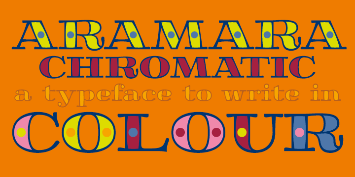 Шрифт Aramara Chromatic