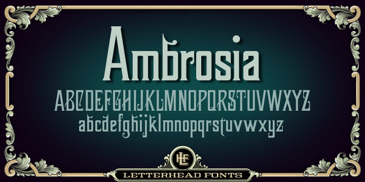 Шрифт Ambrosia
