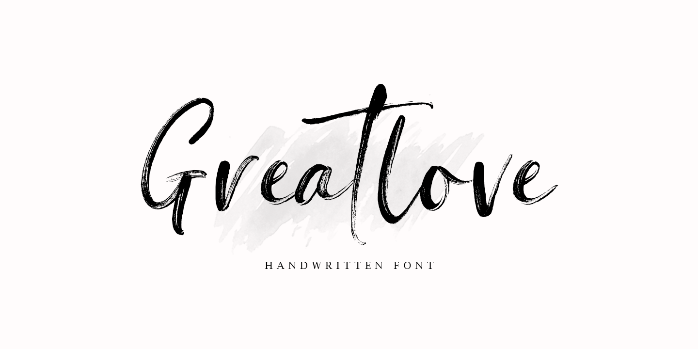 Шрифт Greatlove