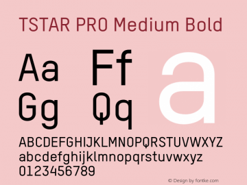 Шрифт T-Star Pro