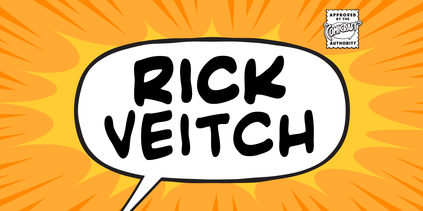Шрифт Rick Veitch