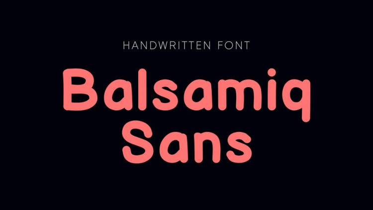 Шрифт Balsamiq Sans