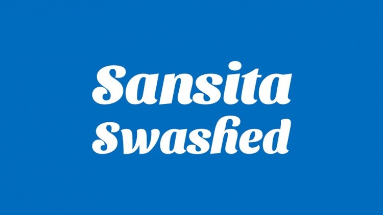 Шрифт Sansita Swashed