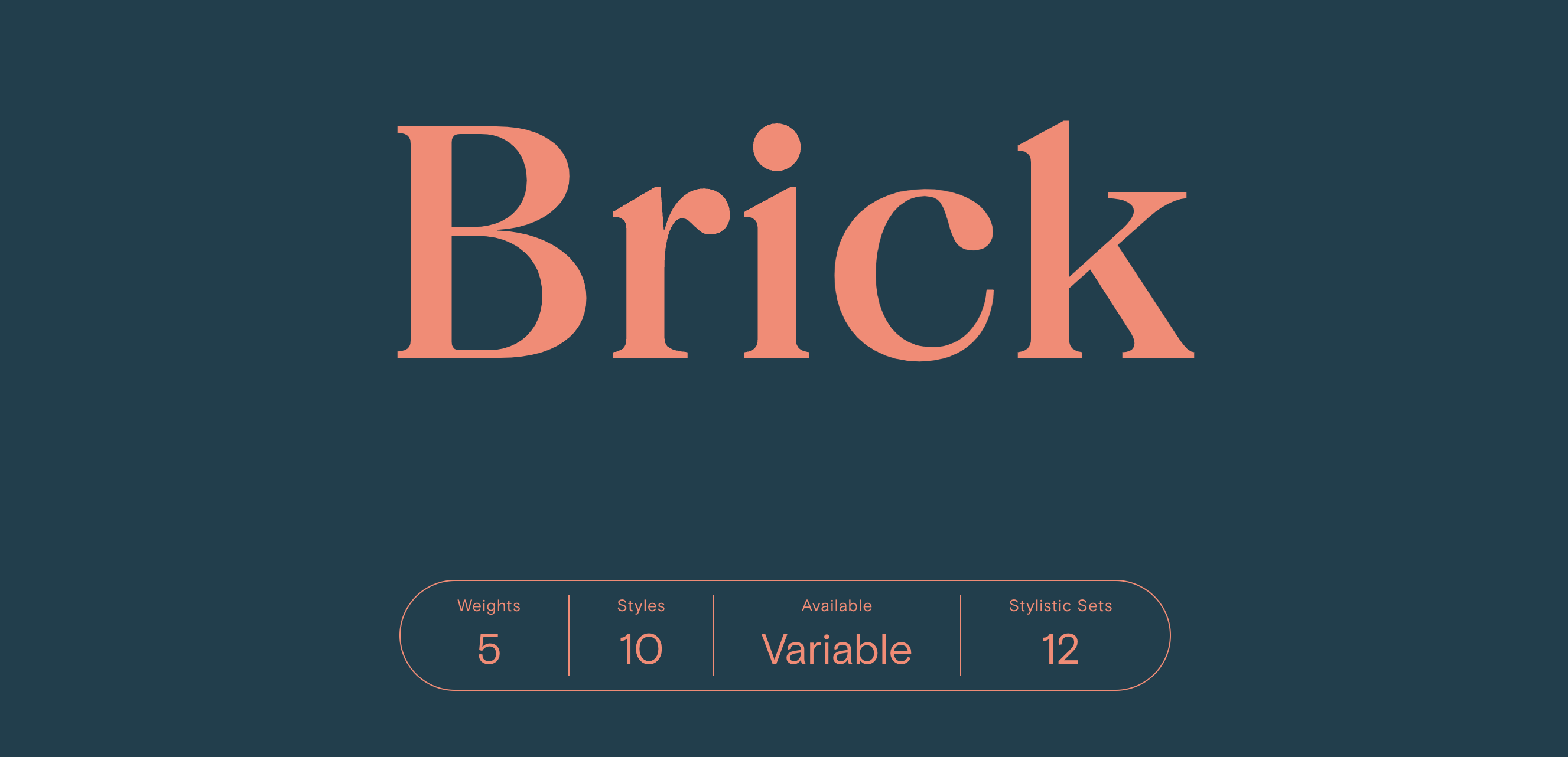 Шрифт Brick Pro