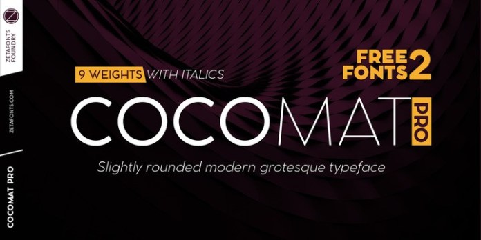 Шрифт Cocomat Pro