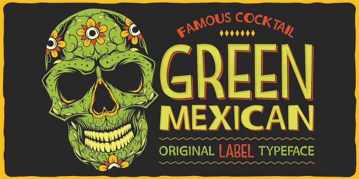 Шрифт Green Mexican