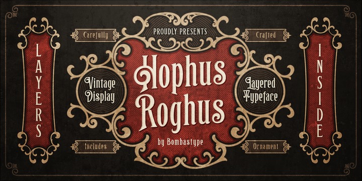 Шрифт Hophus Roghus