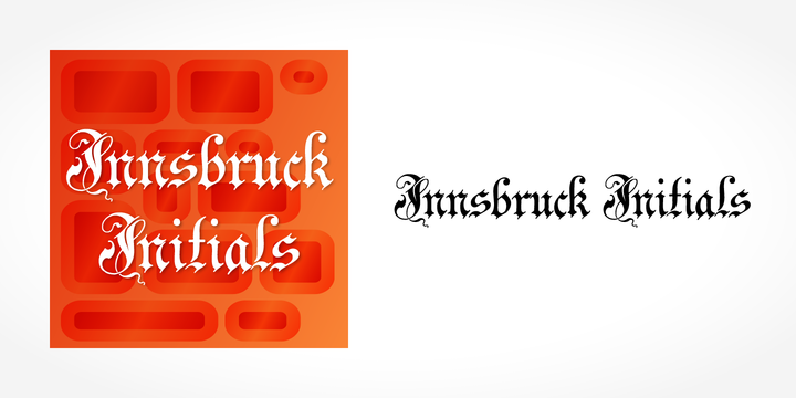 Шрифт Innsbruck Initials