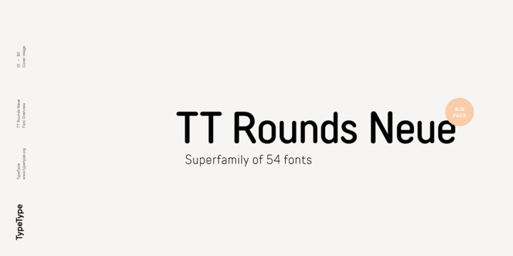 Шрифт TT Rounds Neue Compressed